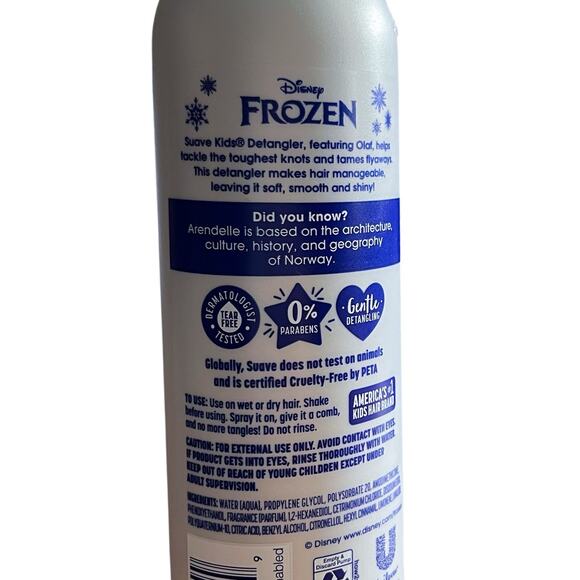 Suave Kids Disney Frozen Hair Detangler Spray Frosted Berry Tear Free 10oz - Picture 4 of 6